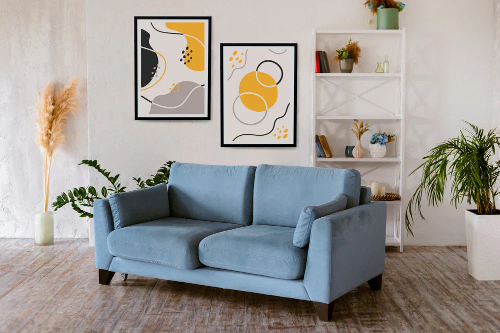 Decorating Around a 2 Seater Sofa in Tight Spaces?