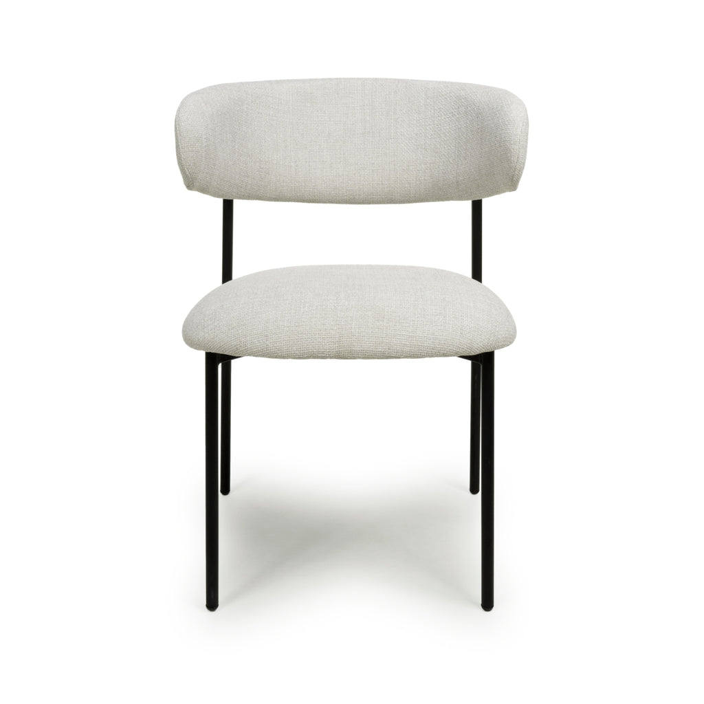 Marisa Linen Effect Natural Dining Chair