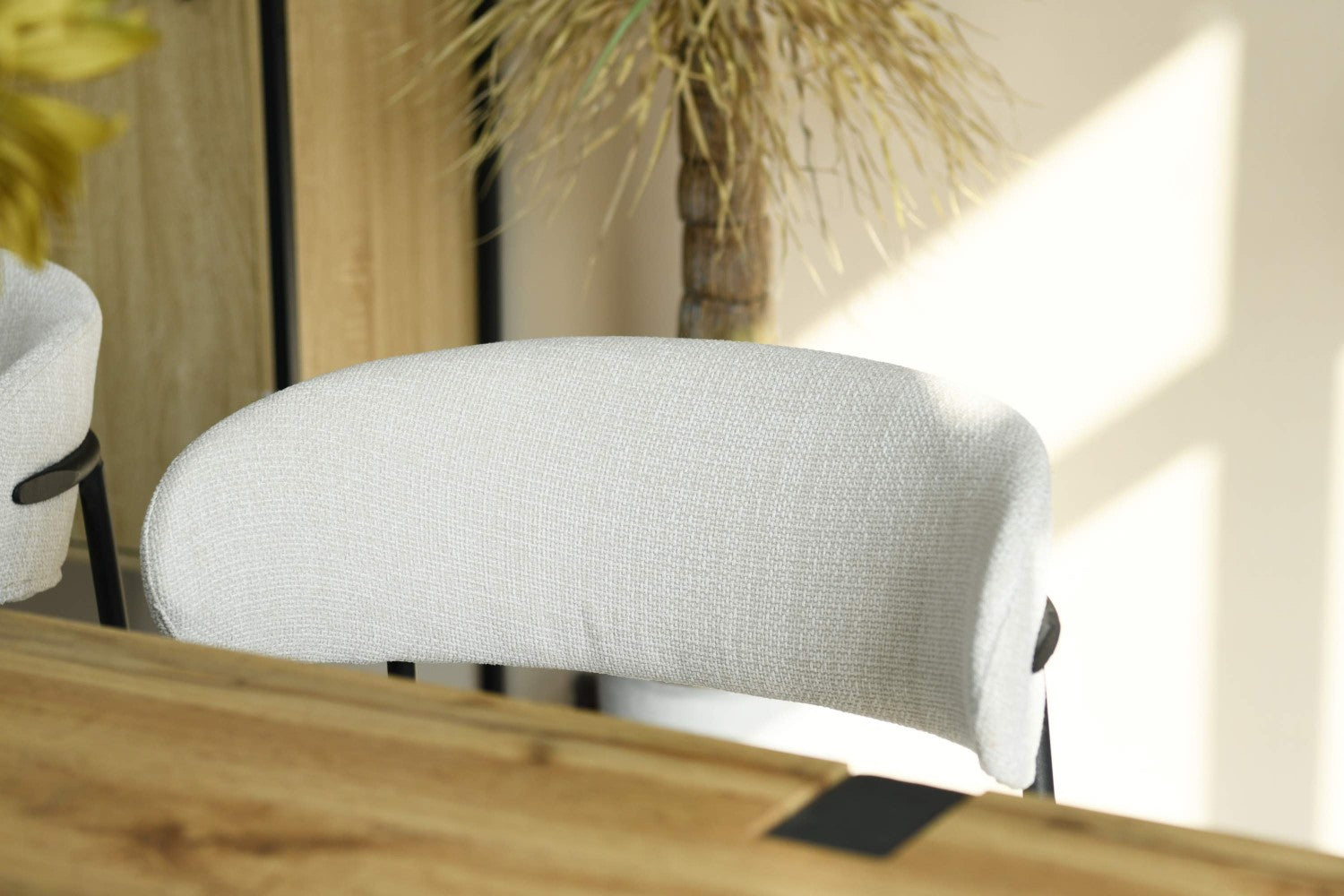 Marisa Linen Effect Natural Dining Chair