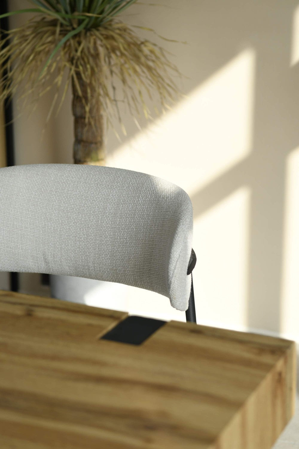 Marisa Linen Effect Natural Dining Chair