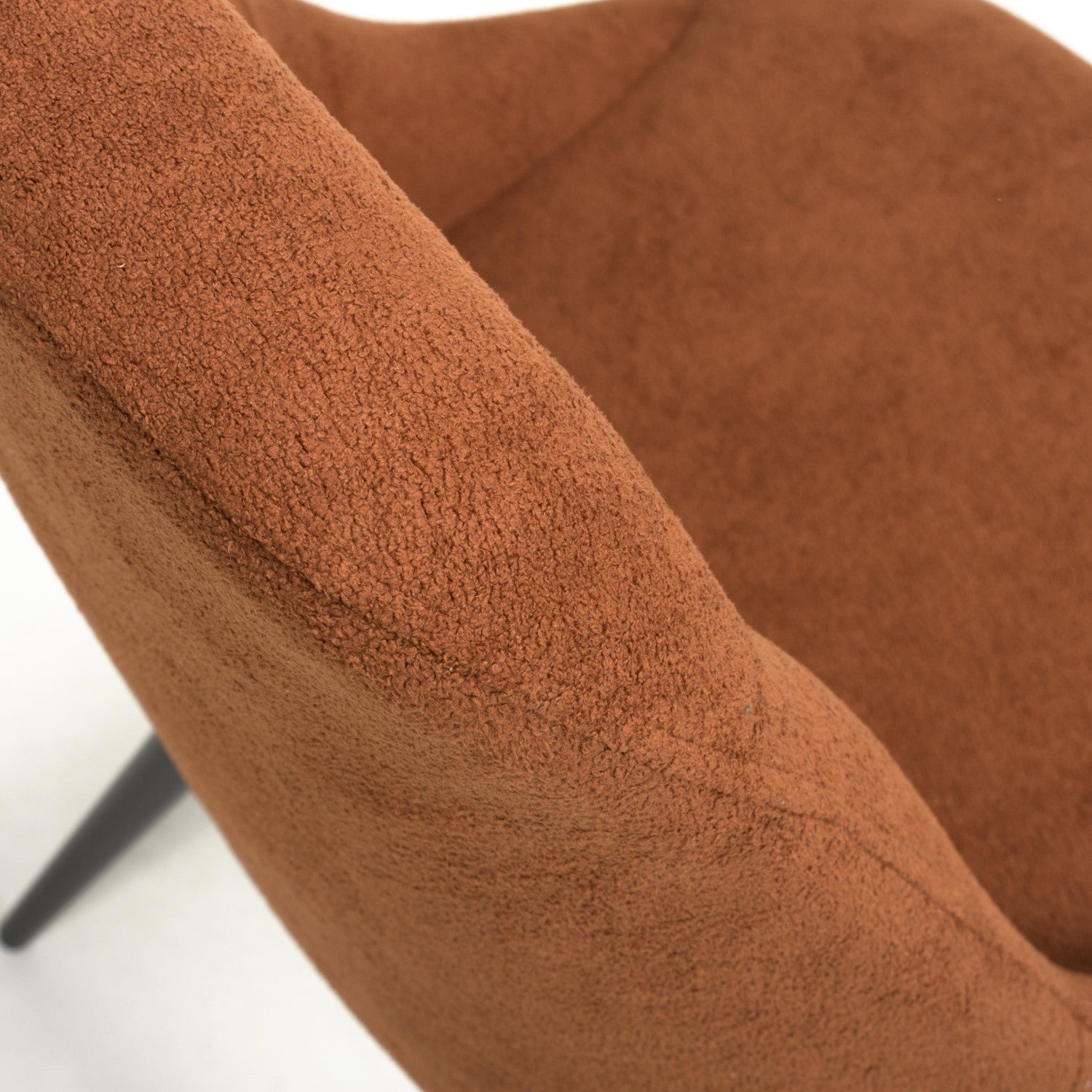 Corinth Linen Effect Burnt Orange Dining Chair