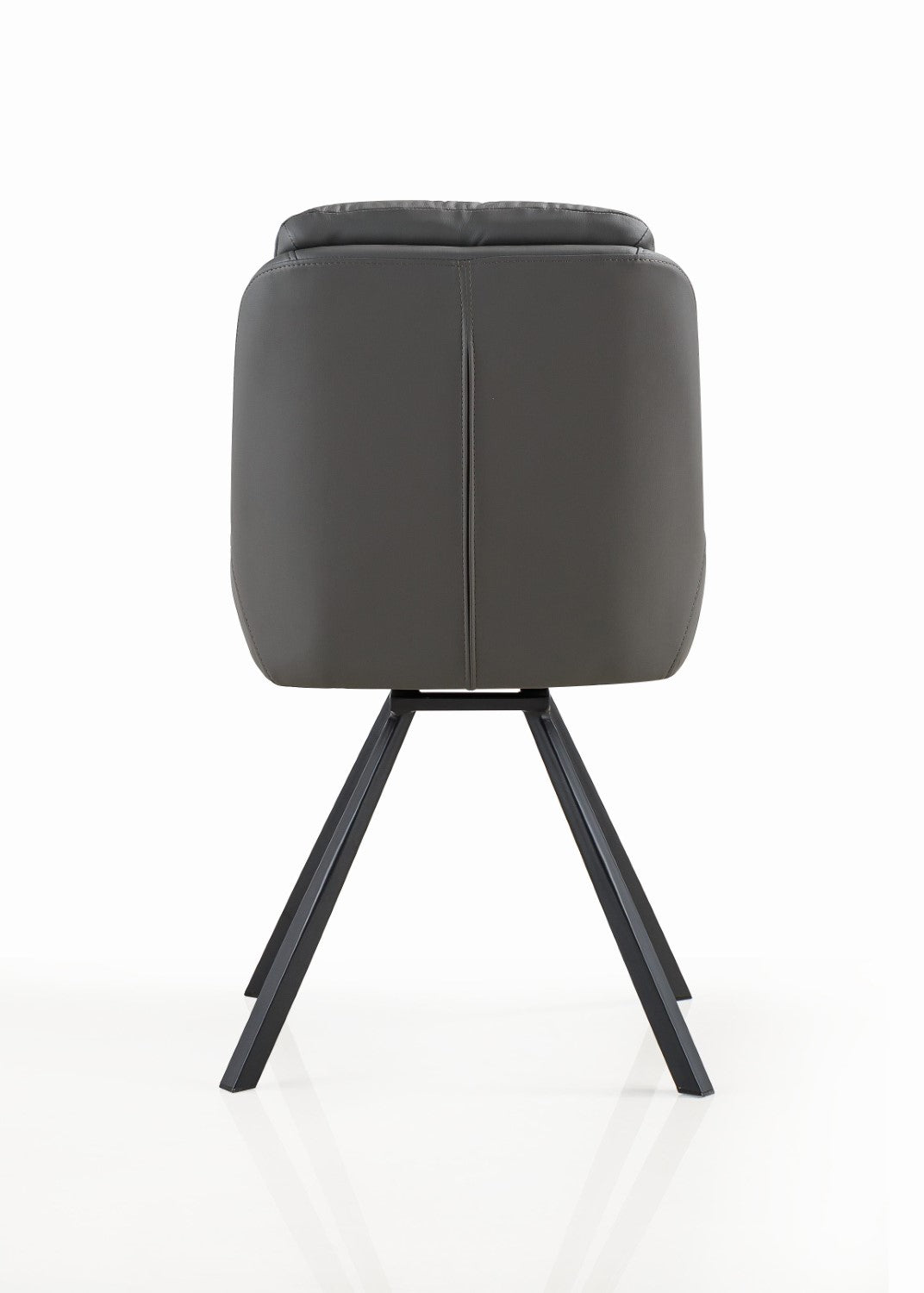 Arnhem Leather Effect Grey Dining Chair