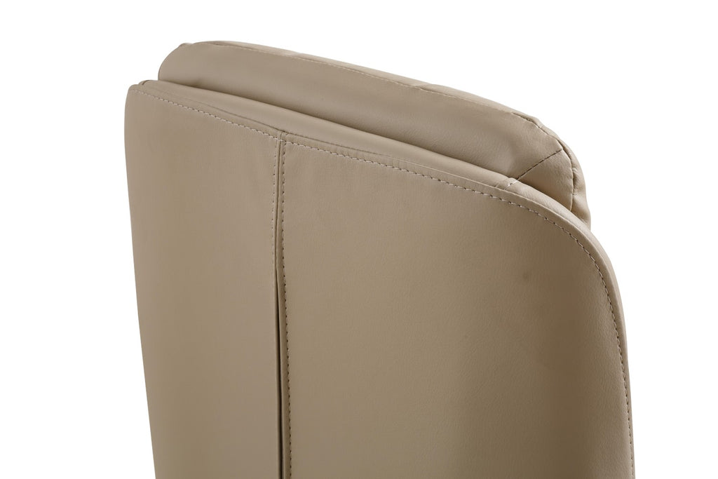 Arnhem Leather Effect Cream Dining Chair