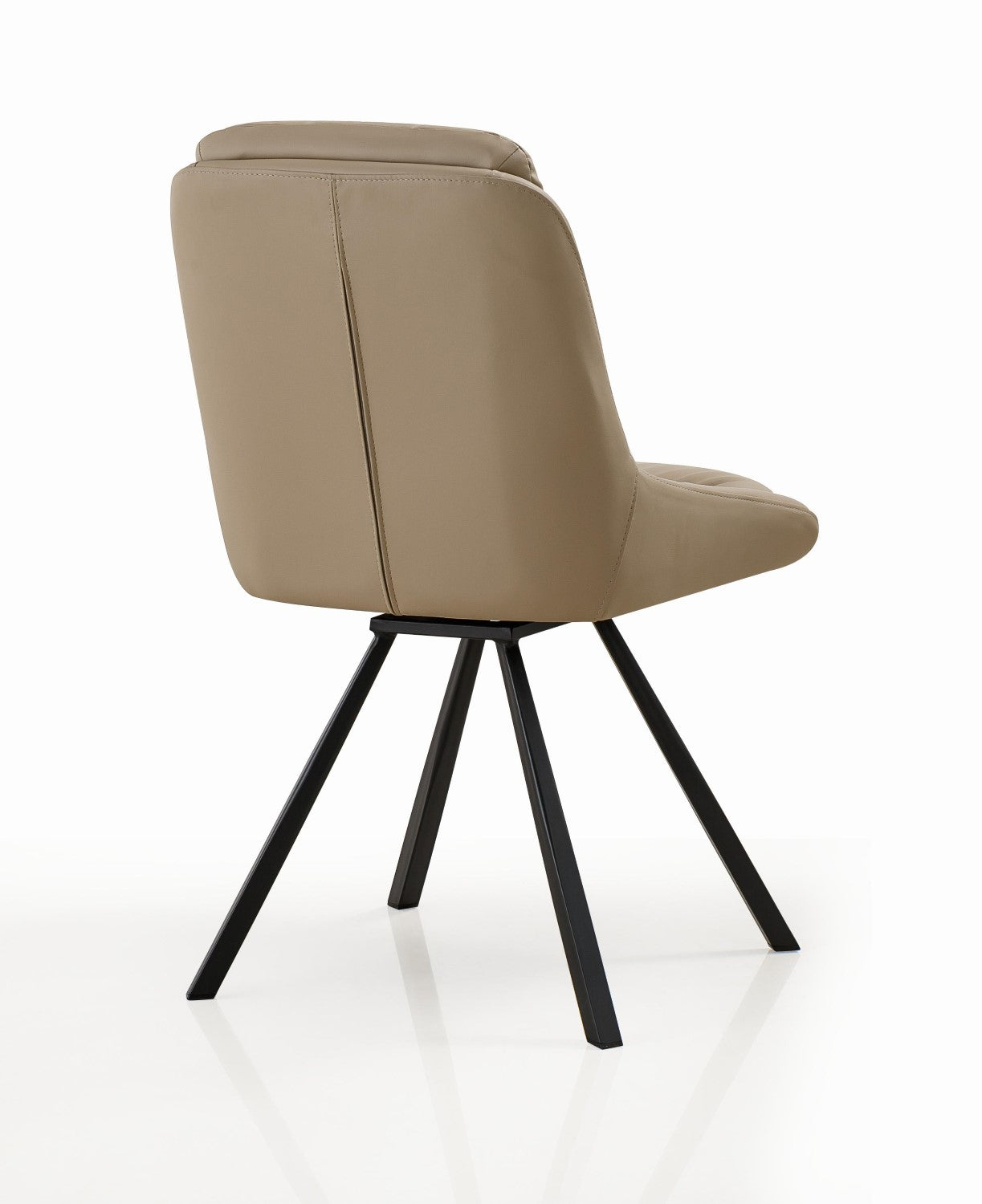 Arnhem Leather Effect Cream Dining Chair