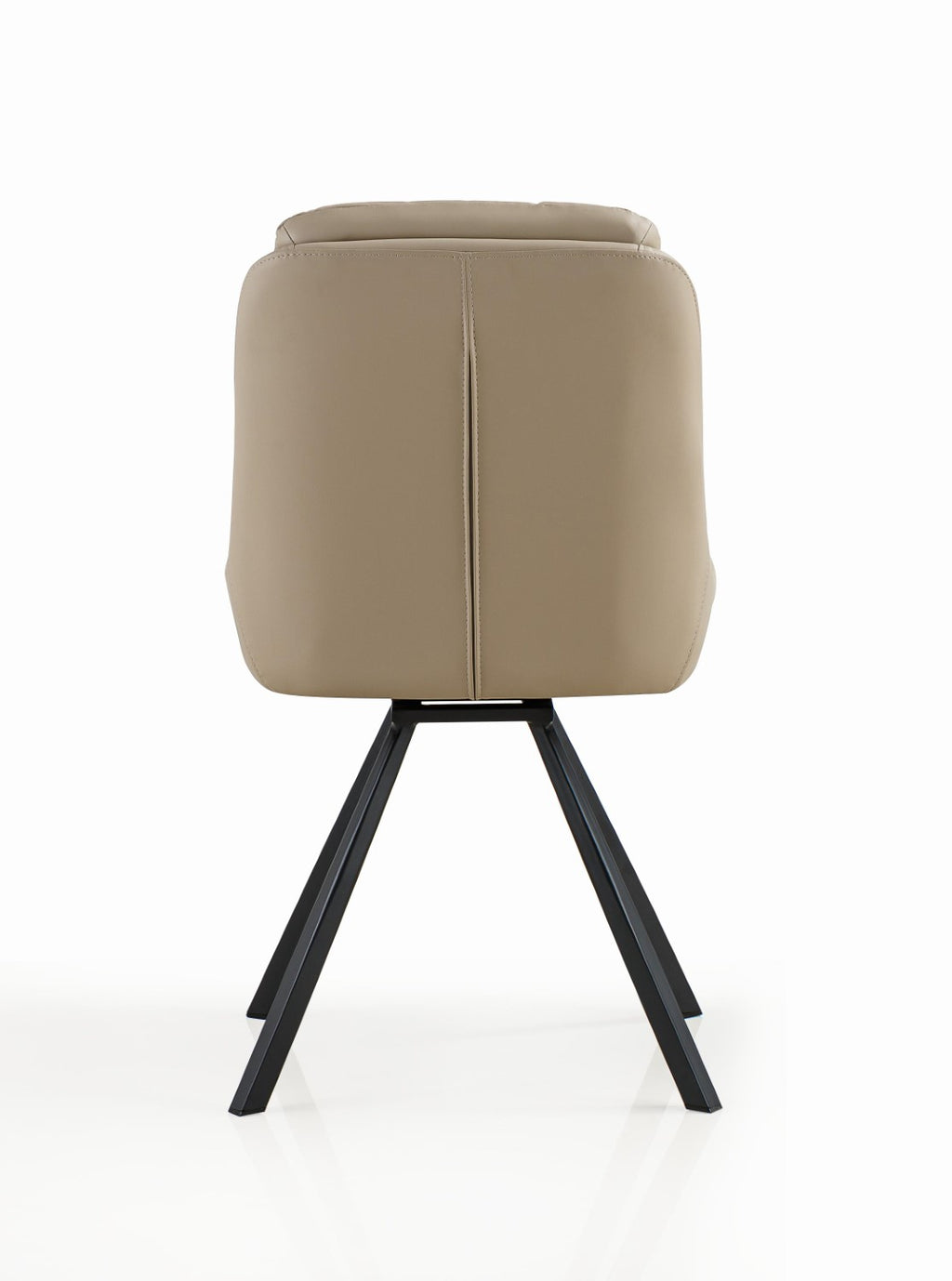 Arnhem Leather Effect Cream Dining Chair