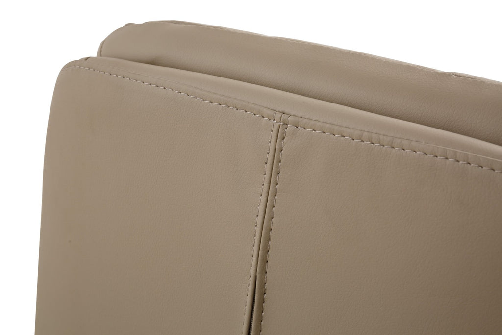 Arnhem Leather Effect Cream Dining Chair