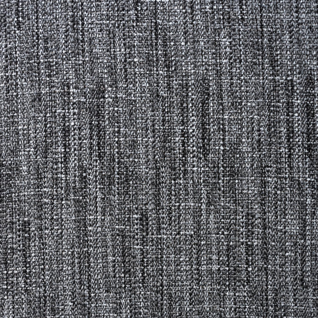 Roll Back Dark Grey Linen Fabric Dining Chair