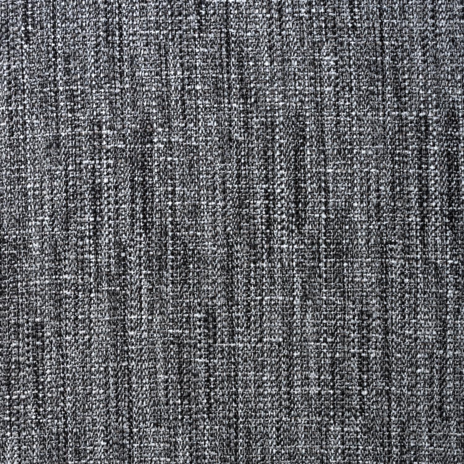 Roll Back Dark Grey Linen Fabric Dining Chair