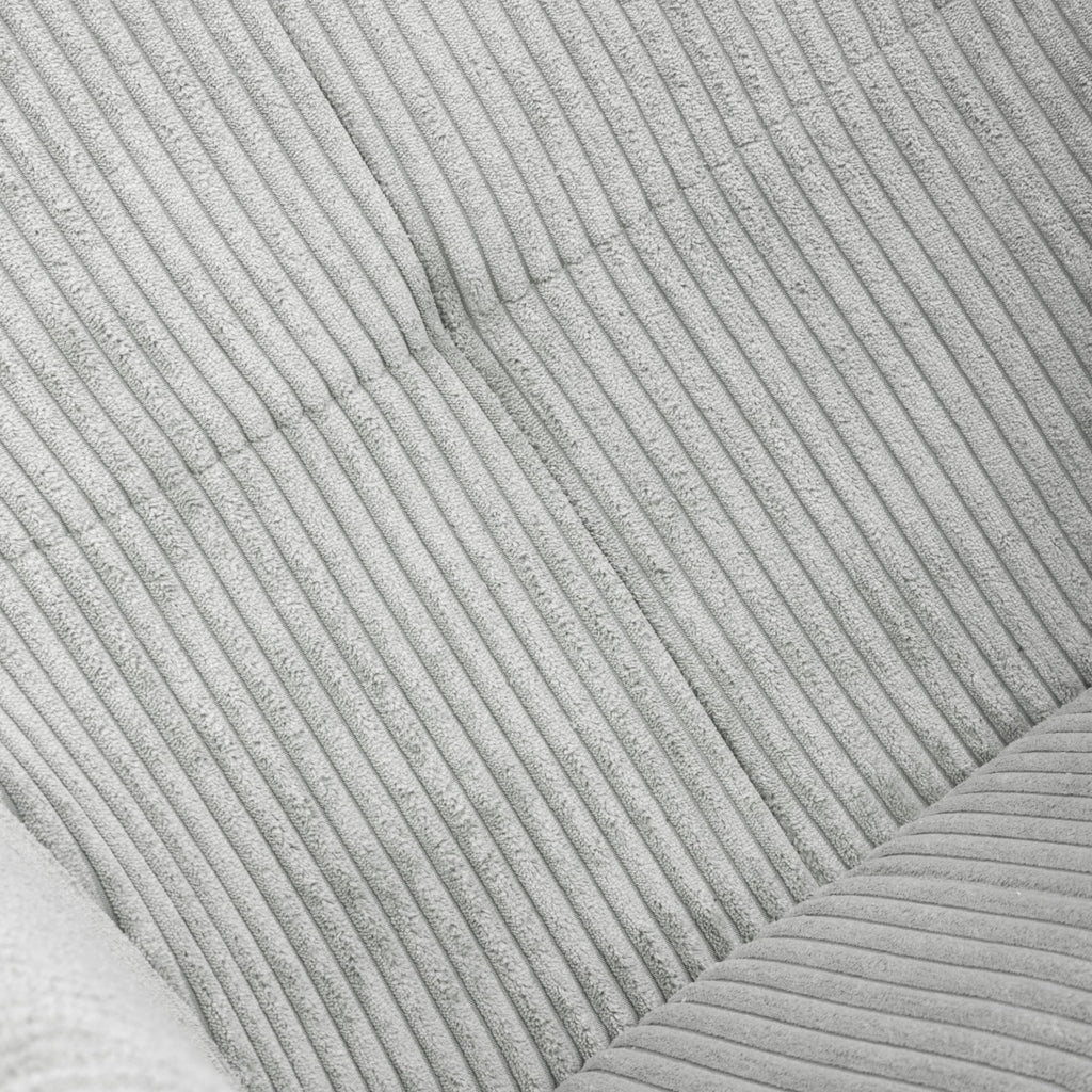 Denver Corduroy Light Grey Dining Chair