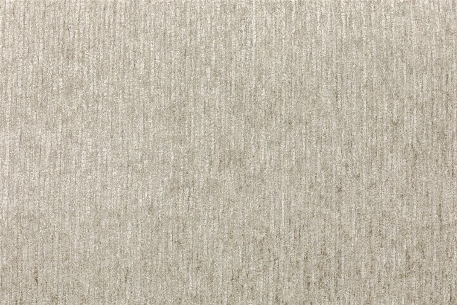 Beige Chenille Fabric Standard Back 3 Seater Sofa