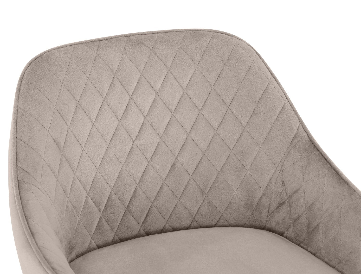 Mink Brushed Velvet Kitchen Bar Stool