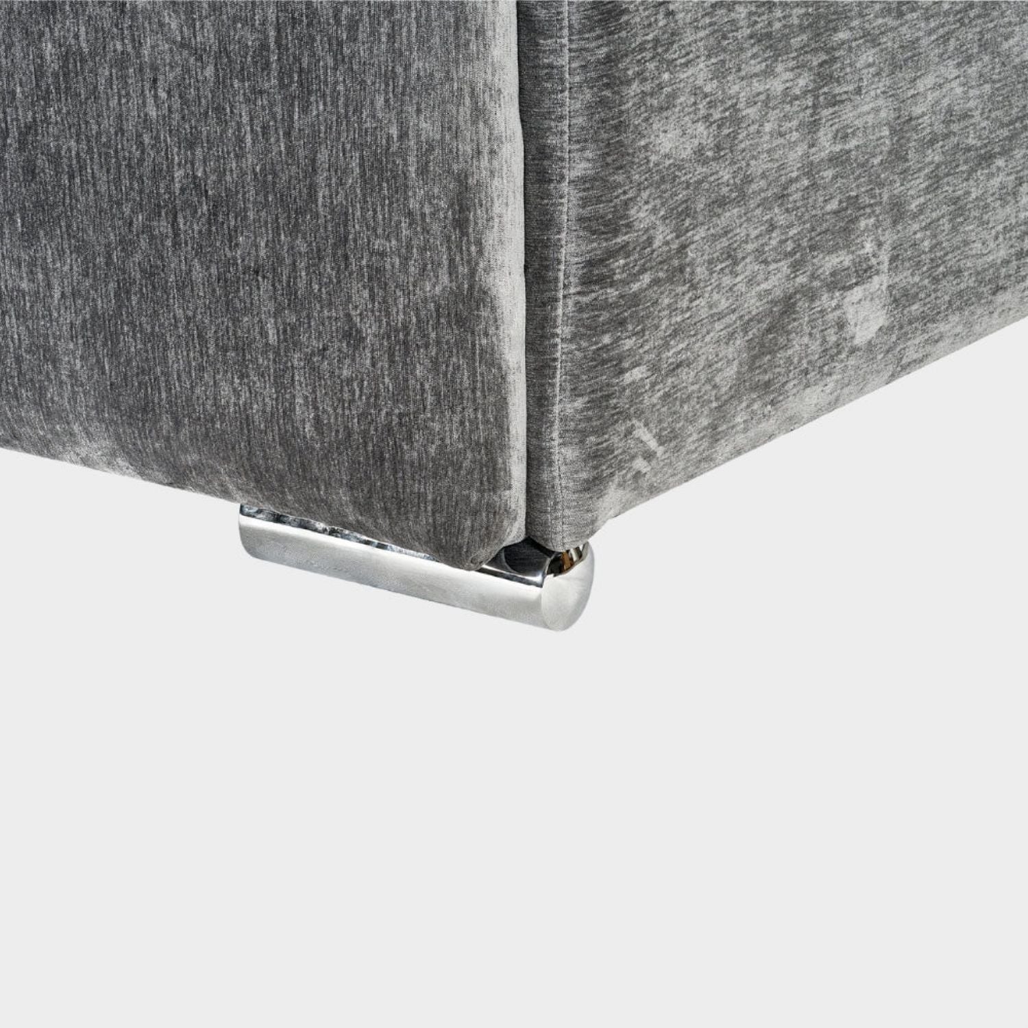 Charcoal Fabric Left Hand Facing Corner Sofa