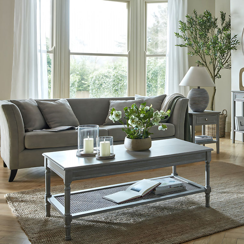 The Serene Collection One Drawer Side Table