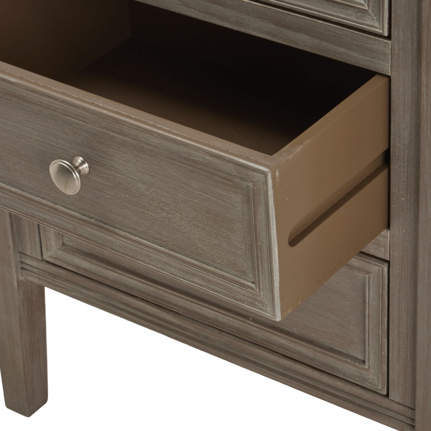 Three Drawer Bedside Table