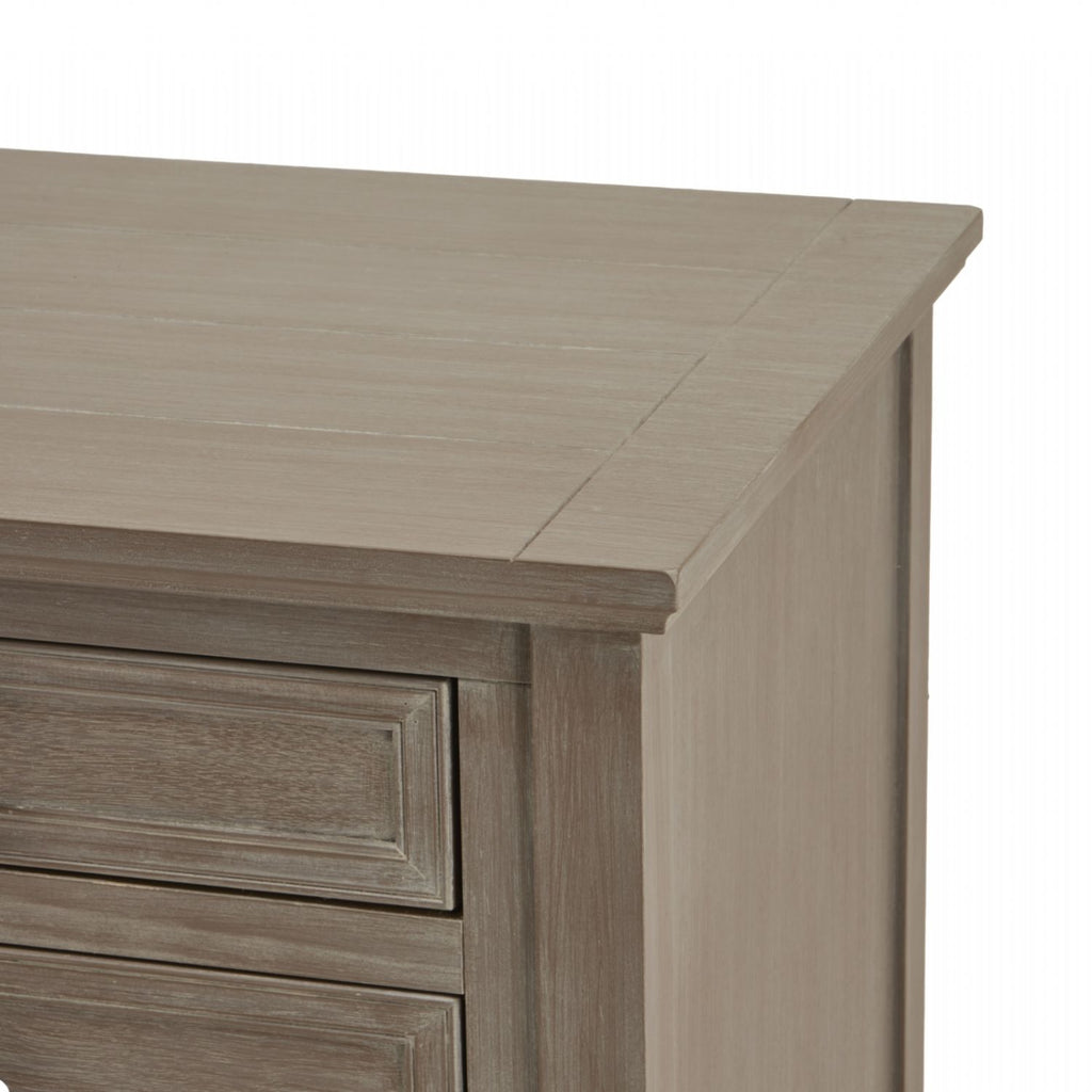 Three Drawer Bedside Table