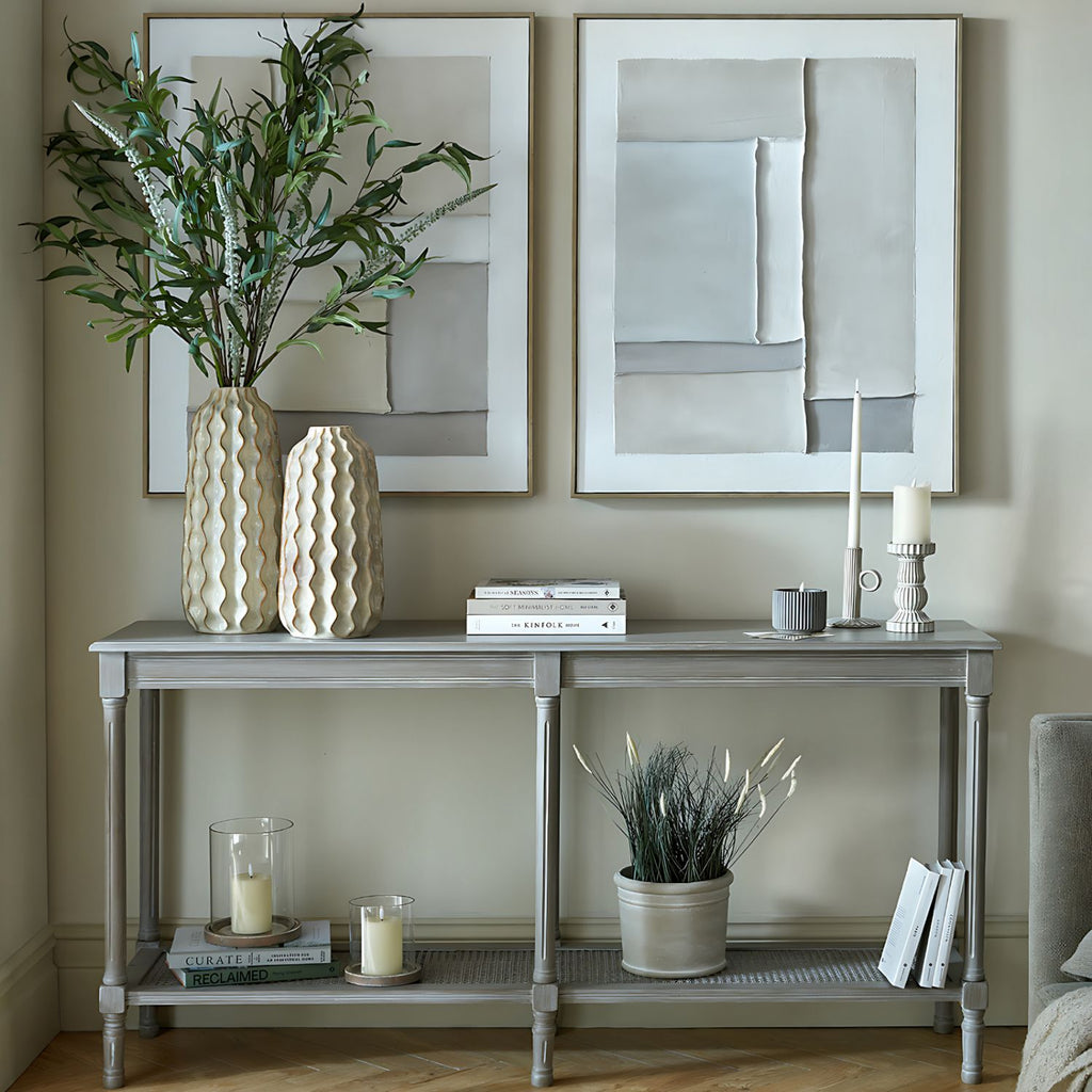 The Serene Rattan Collection Large Console Table