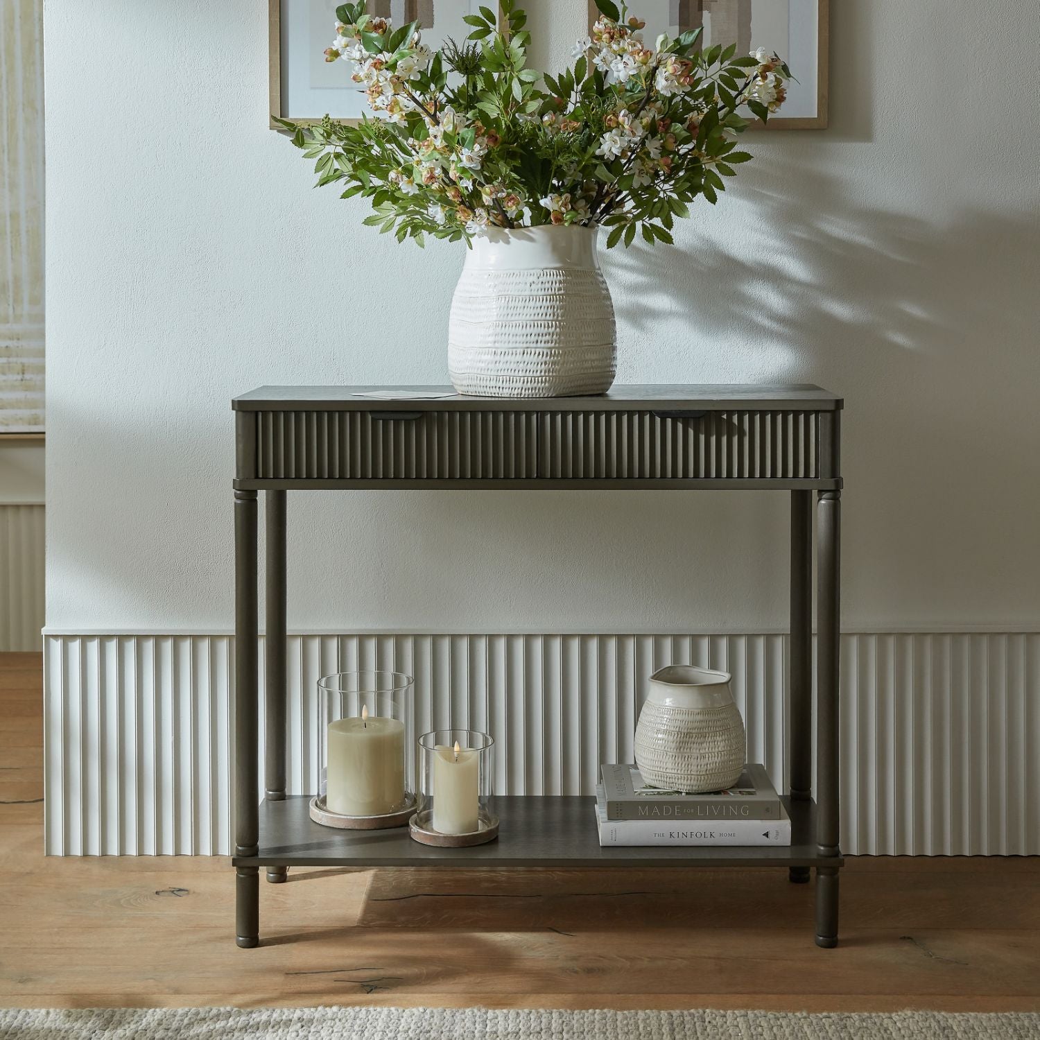 Reed Collection 2 Drawer Console