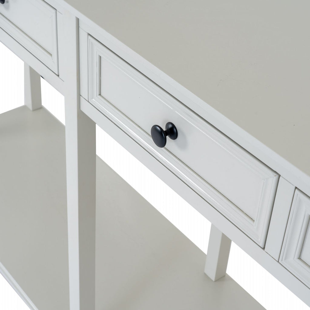 Belmont Collection 4 Drawer Console