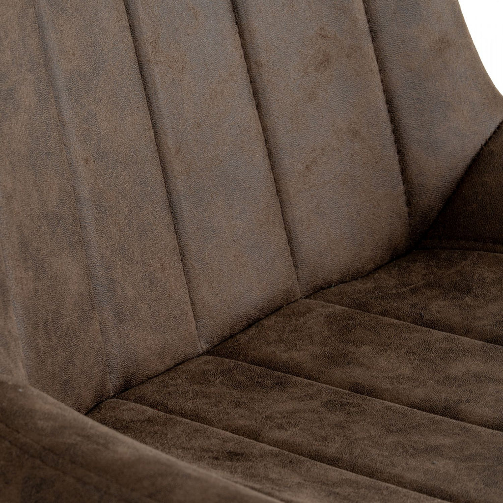 Malmo Coffee Swivel Dining Chair