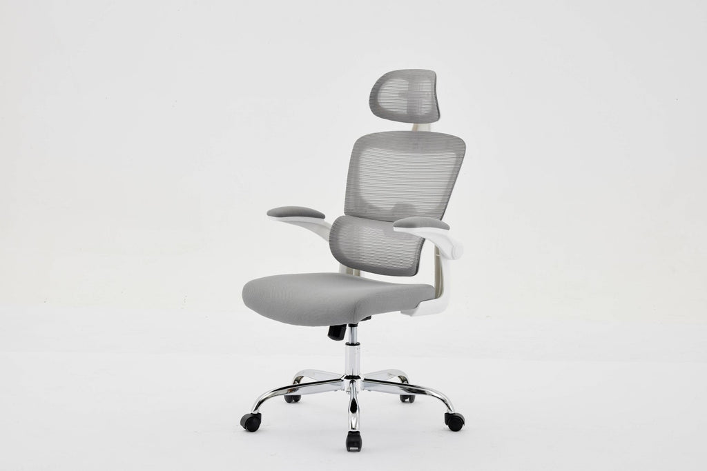 Supreme Mesh Grey White Office Chair