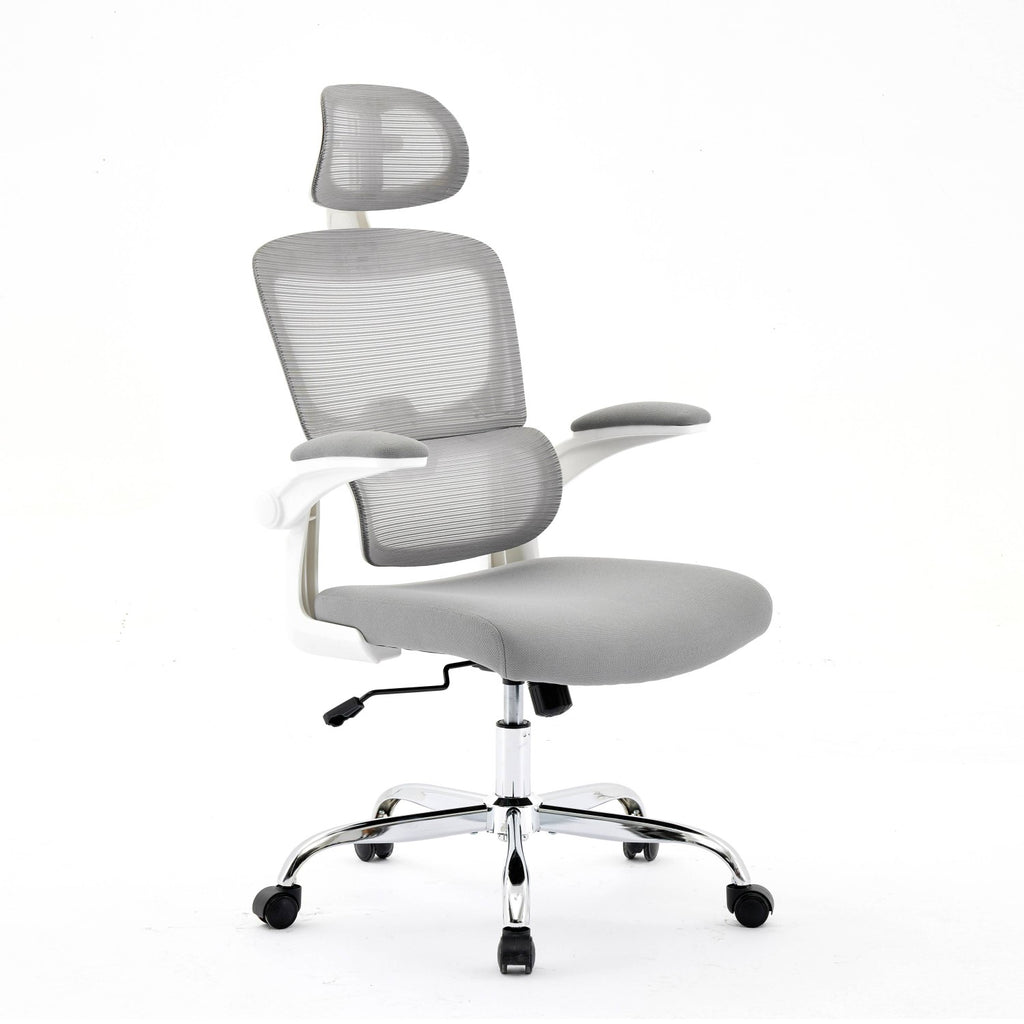 Supreme Mesh Grey White Office Chair