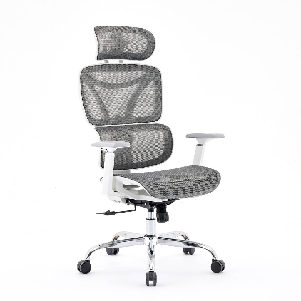 Elite Mesh Grey White Office Chair
