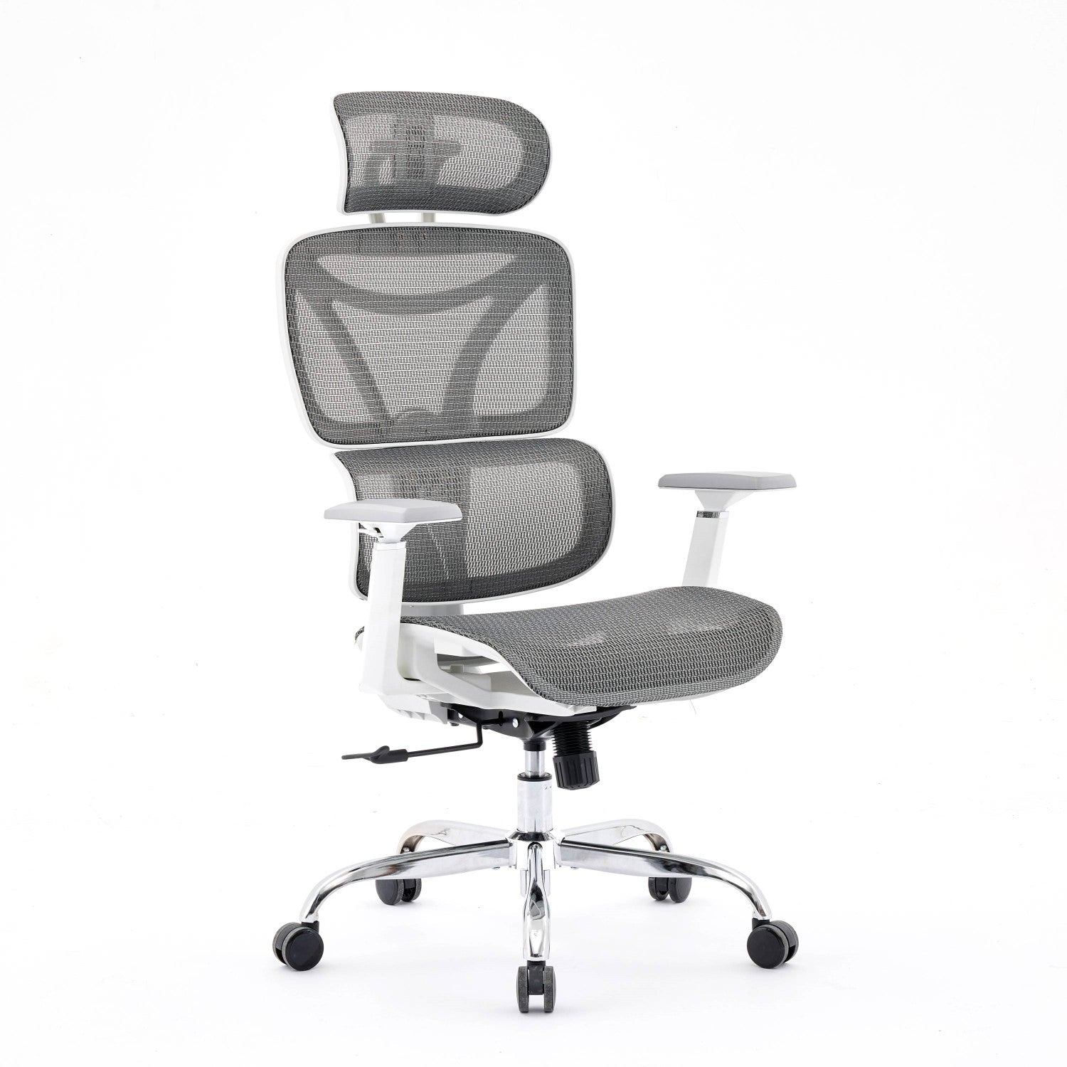 Elite Mesh Grey White Office Chair