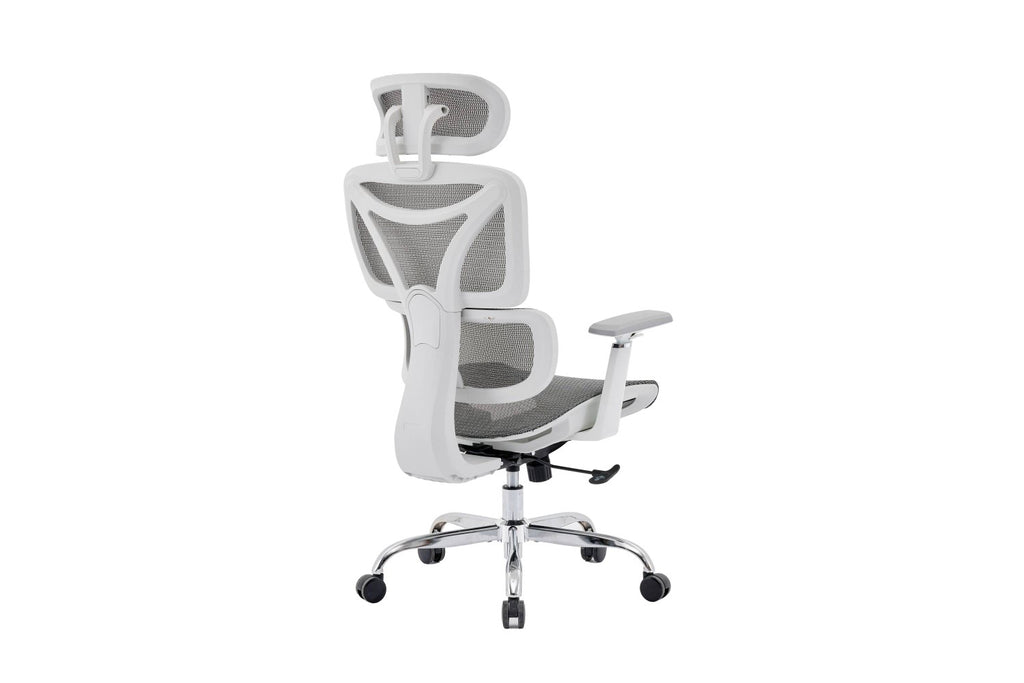 Elite Mesh Grey White Office Chair