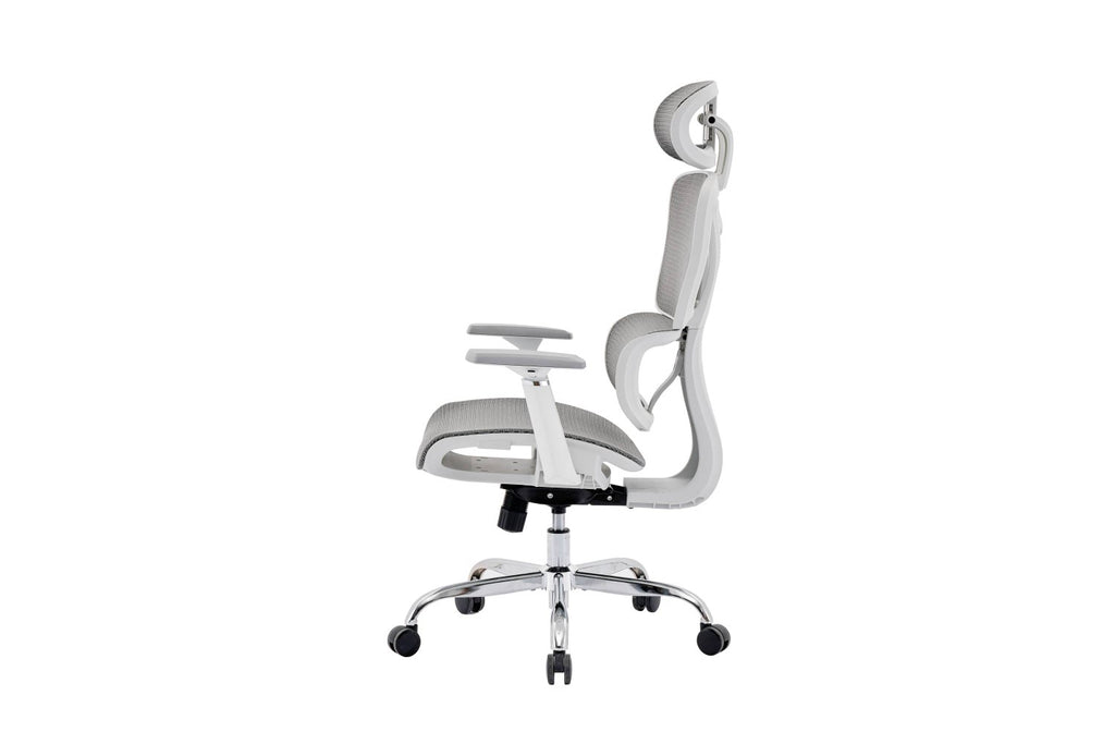 Elite Mesh Grey White Office Chair