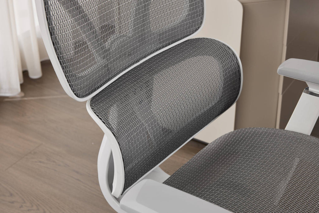 Elite Mesh Grey White Office Chair