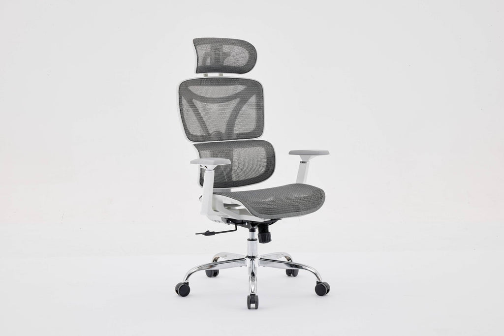 Elite Mesh Grey White Office Chair