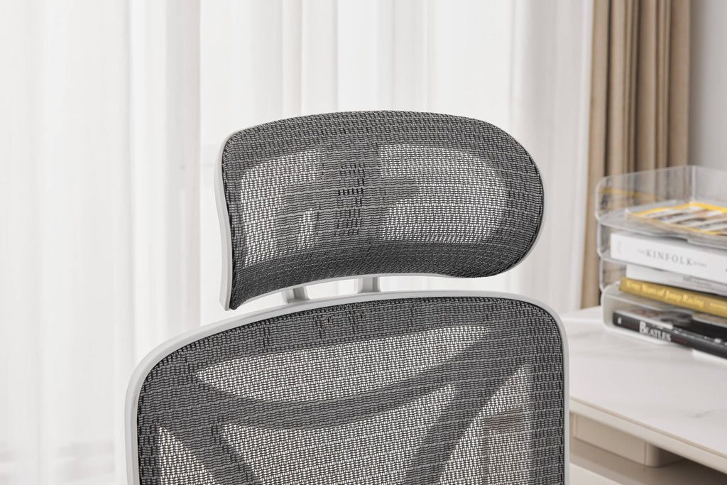 Elite Mesh Grey White Office Chair