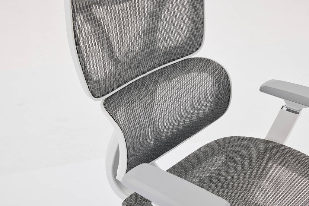 Elite Mesh Grey White Office Chair