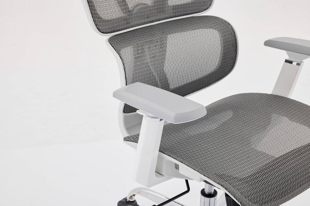 Elite Mesh Grey White Office Chair
