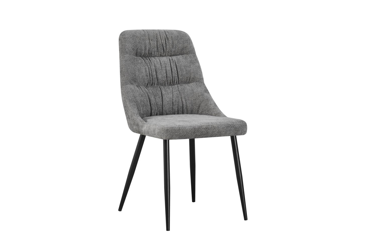 Rhodes Chenille Effect Grey Dining Chair