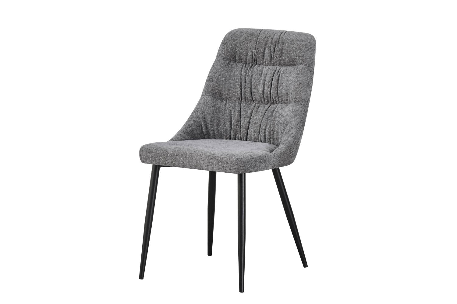 Rhodes Chenille Effect Grey Dining Chair