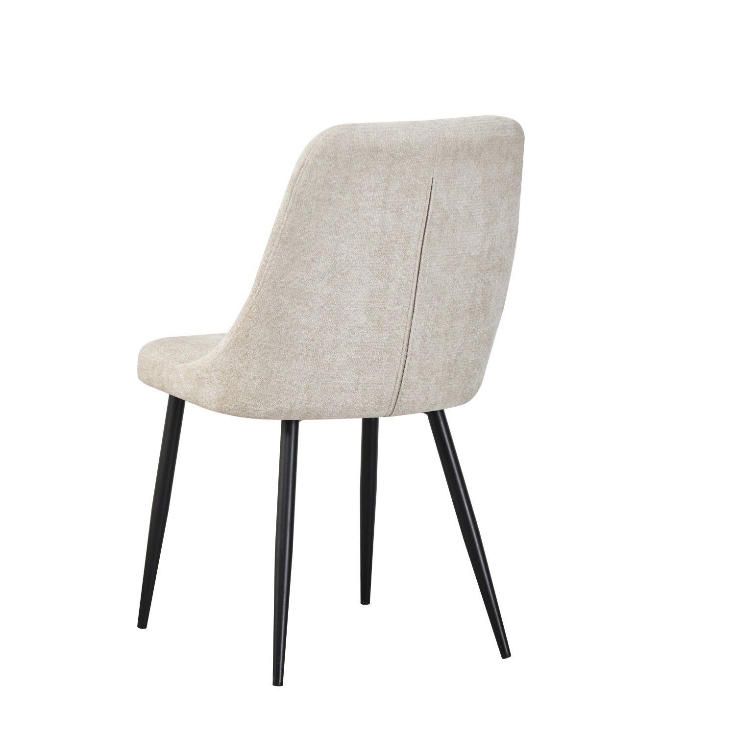 Rhodes Chenille Effect Natural Dining Chair