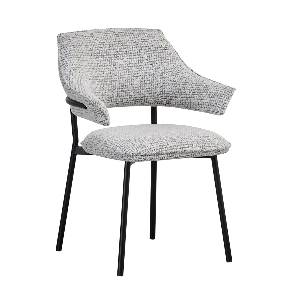Geneva Textured Smoke Grey Dining Chair