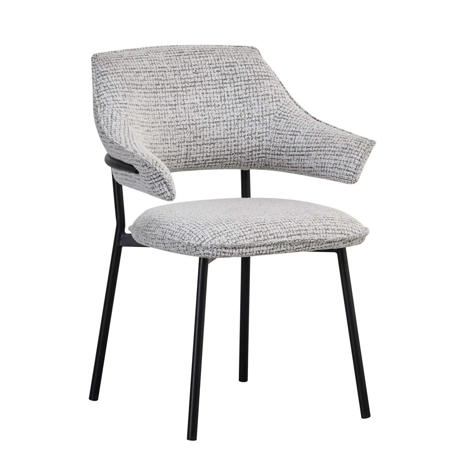Geneva Textured Smoke Grey Dining Chair
