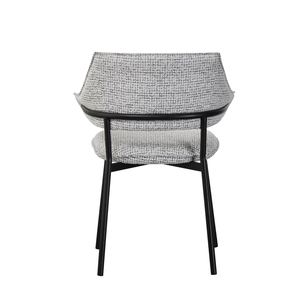 Geneva Textured Smoke Grey Dining Chair