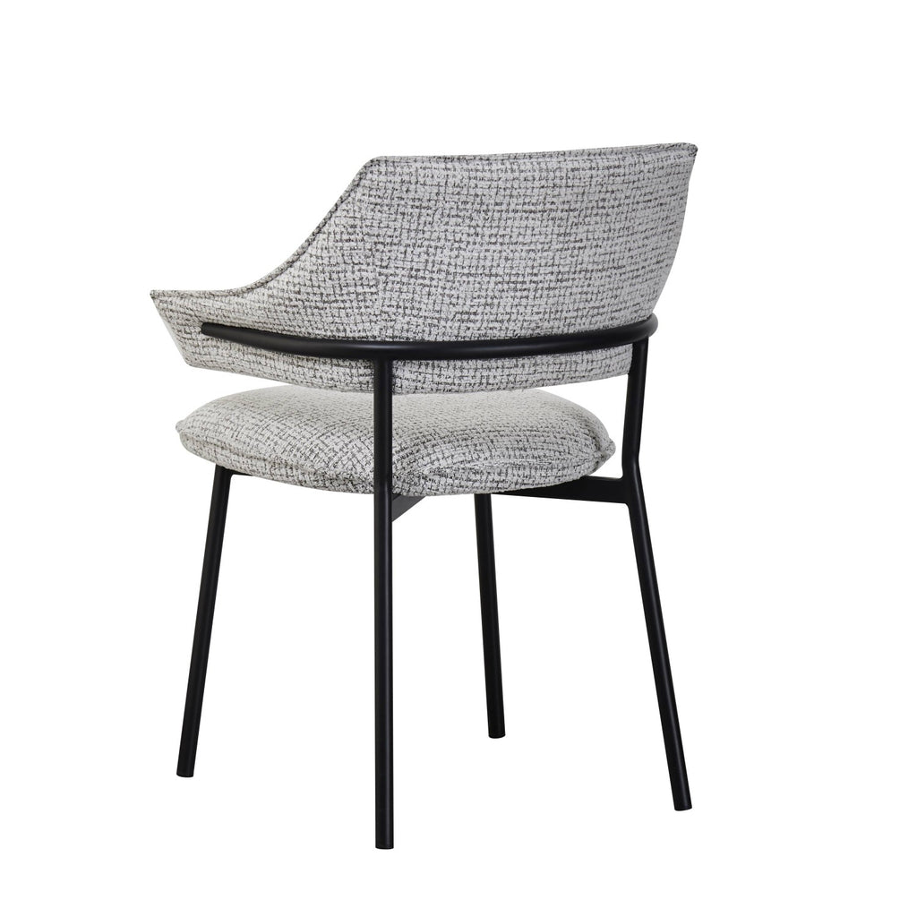 Geneva Textured Smoke Grey Dining Chair