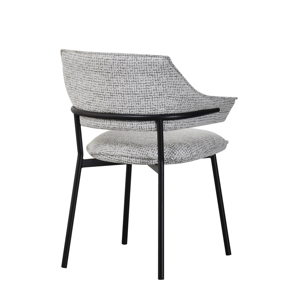 Geneva Textured Smoke Grey Dining Chair