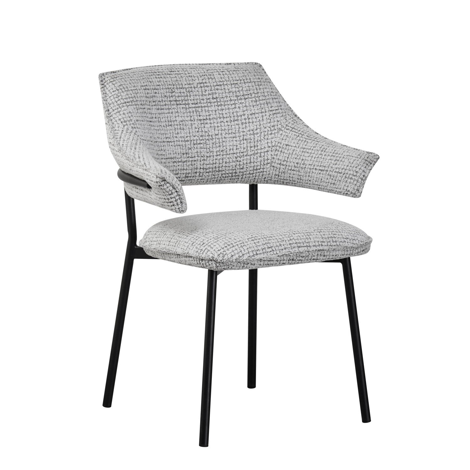 Geneva Textured Smoke Grey Dining Chair