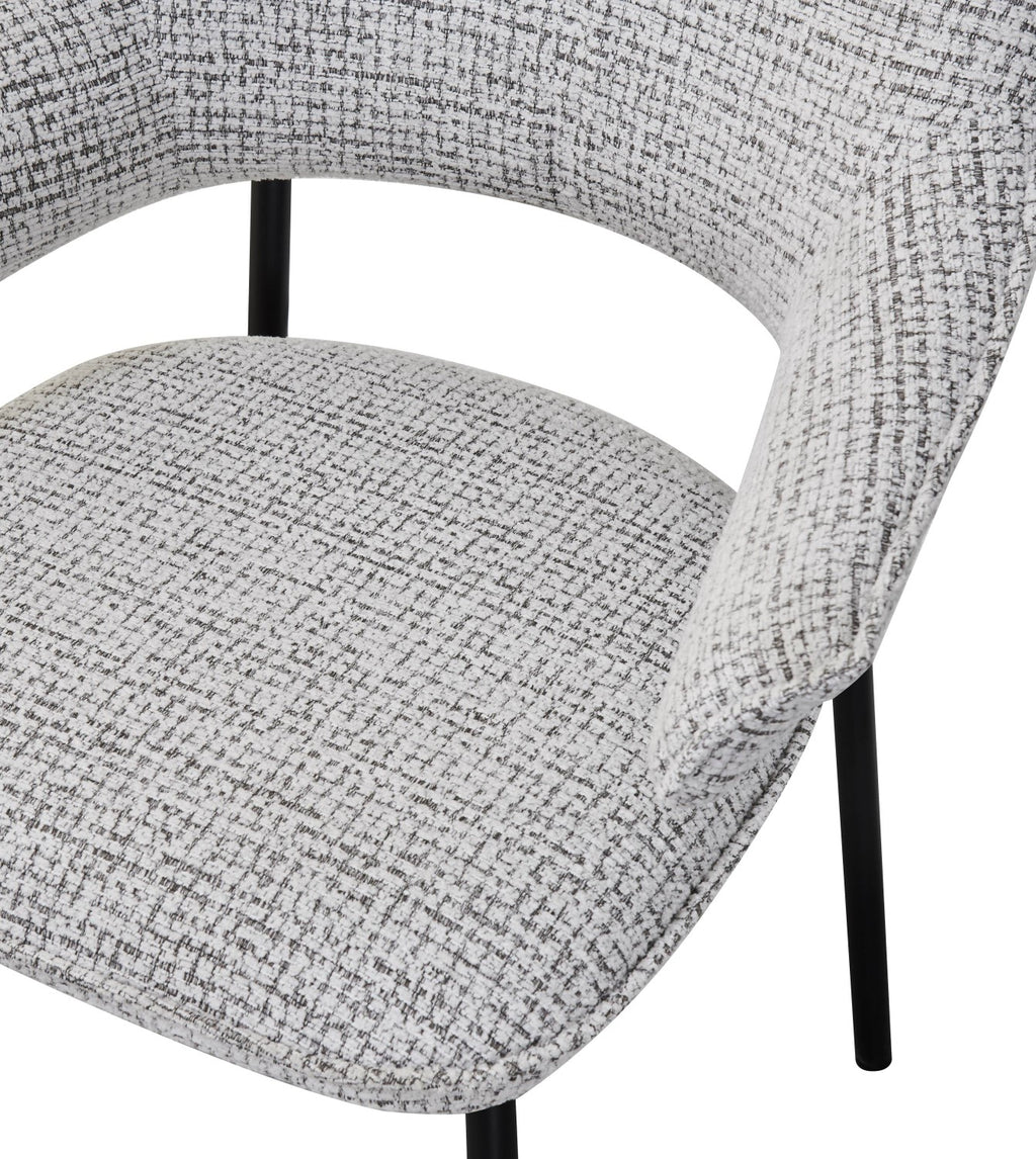 Geneva Textured Smoke Grey Dining Chair
