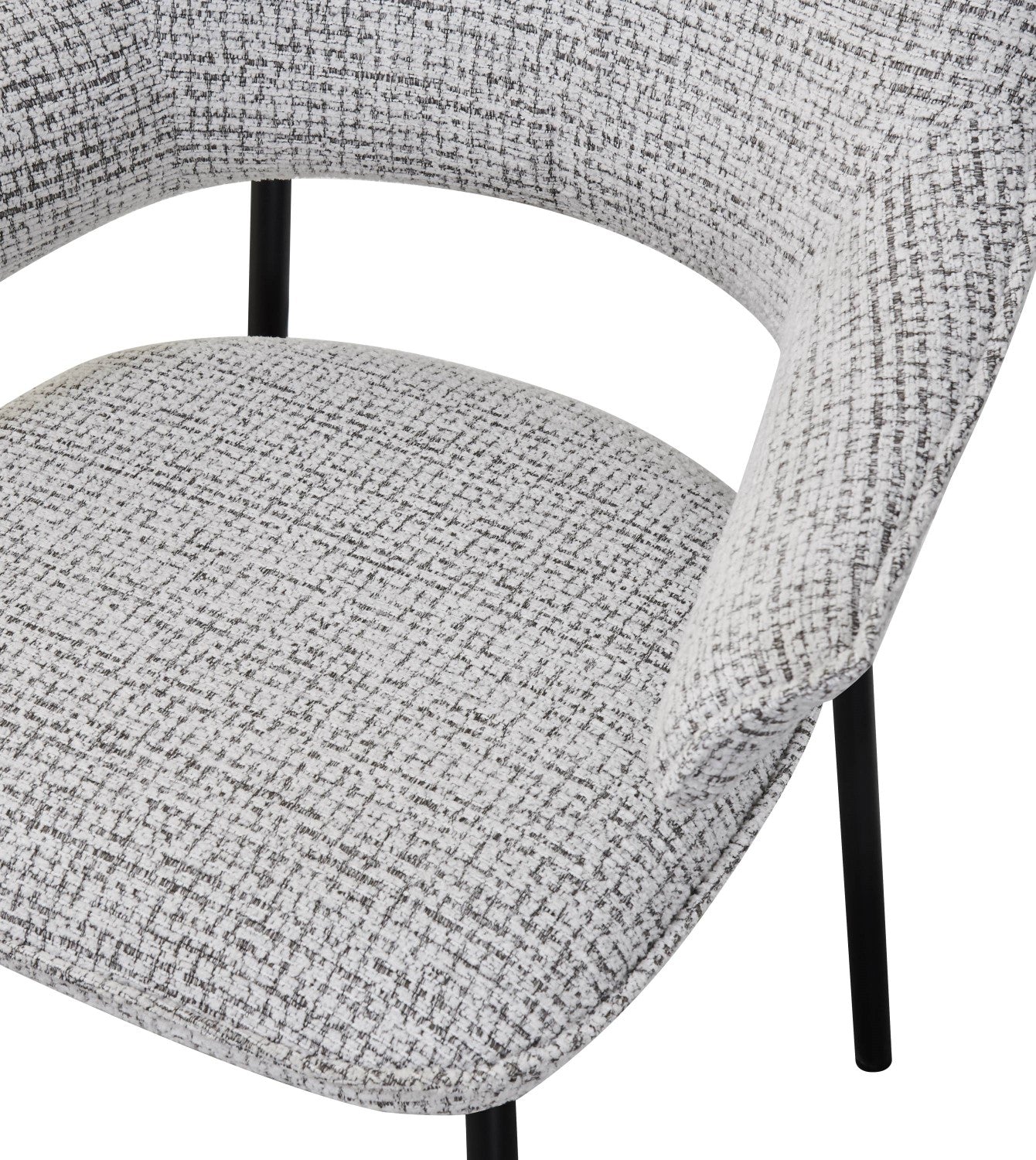 Geneva Textured Smoke Grey Dining Chair