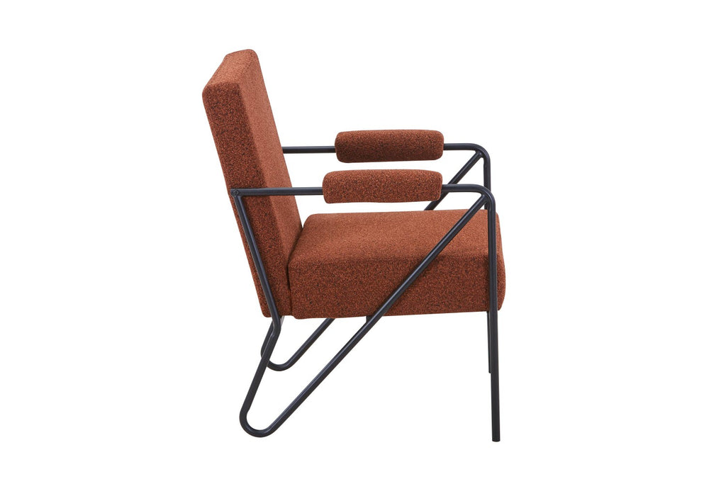Oslo Speckled Burnt Orange Armchair