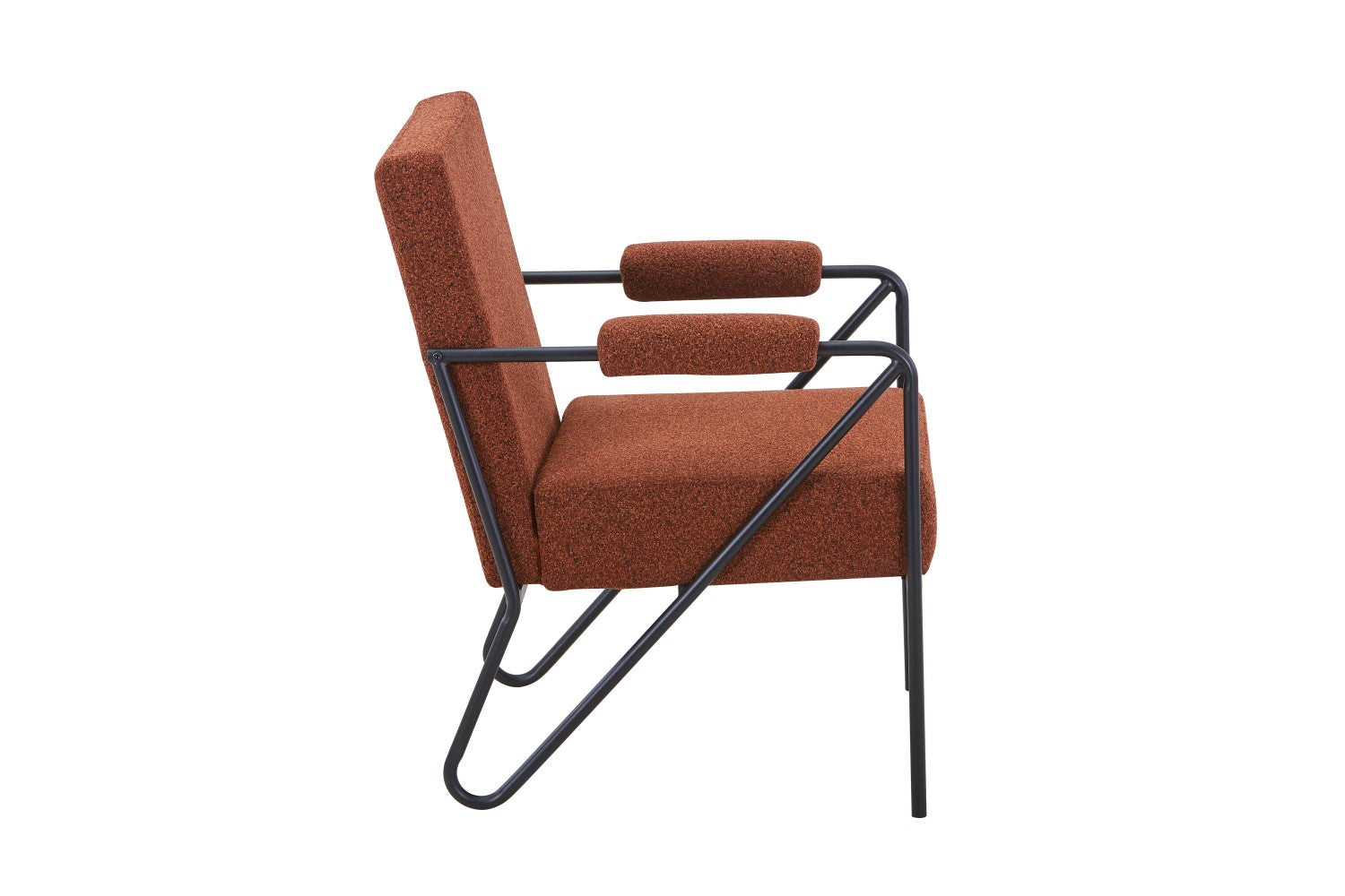 Oslo Speckled Burnt Orange Armchair