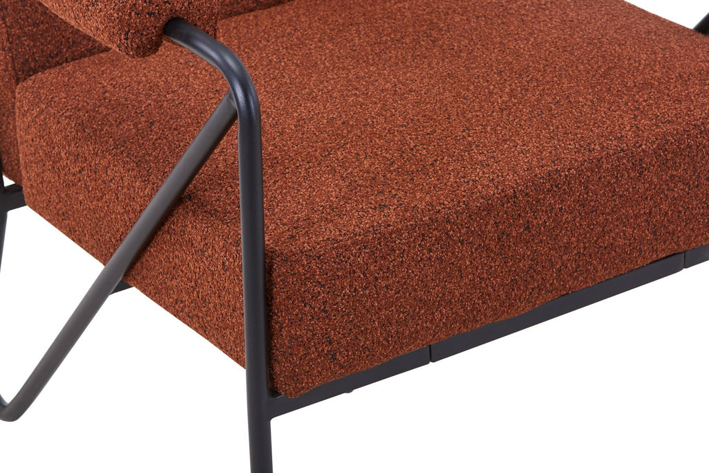 Oslo Speckled Burnt Orange Armchair