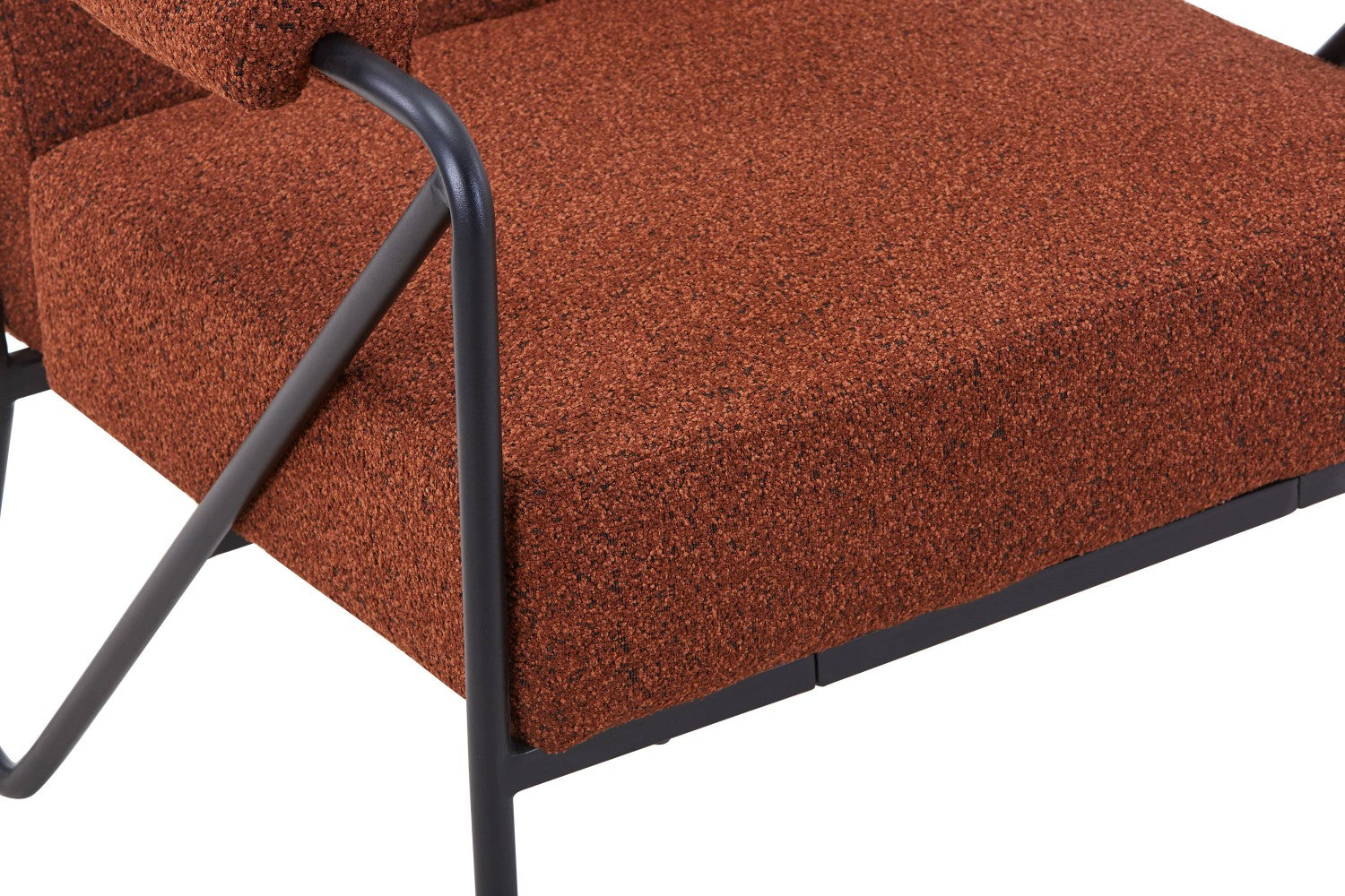 Oslo Speckled Burnt Orange Armchair