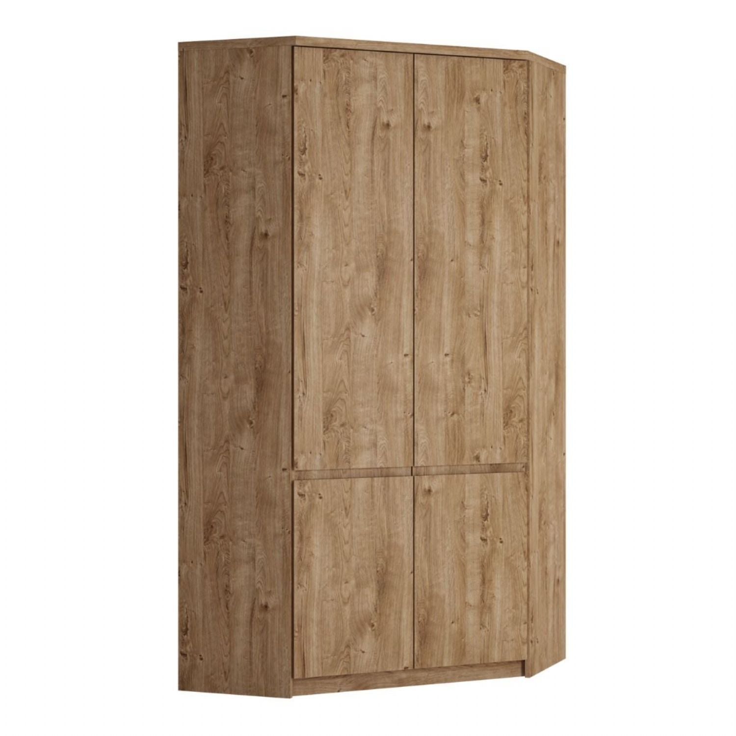 Fribo Corner Wardrobe 2 Door in Golden Ribbeck Oak